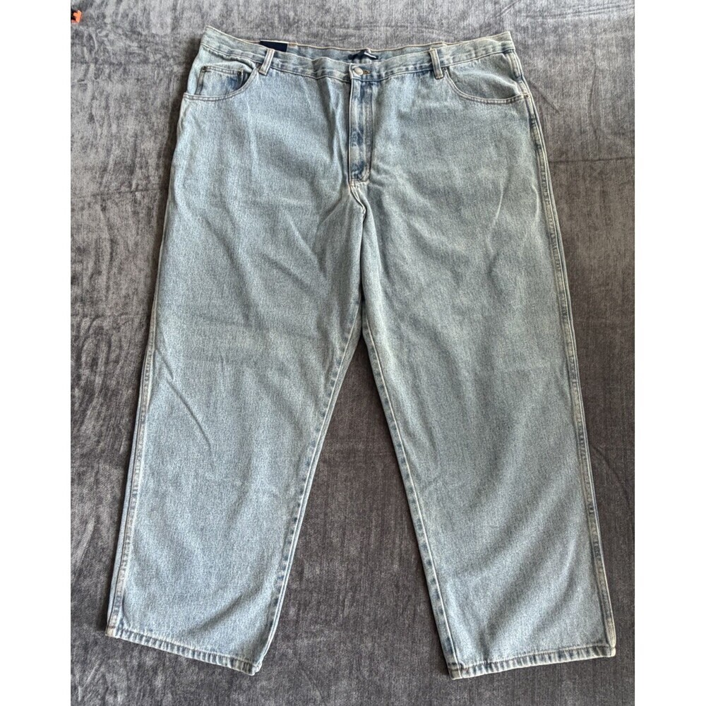 Basic Editions Regular Fit Men’s 48W X 30L Denim Blue Light Jeans NWT